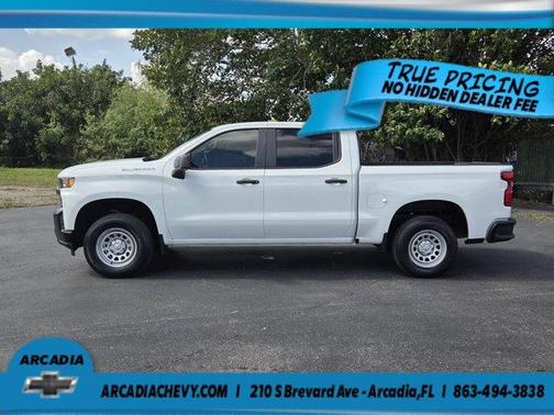 Summit White 2021 Chevrolet Silverado 1500 WT
