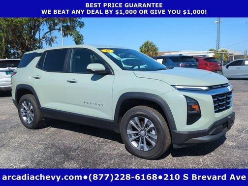 Green 2025 Chevrolet Equinox LT