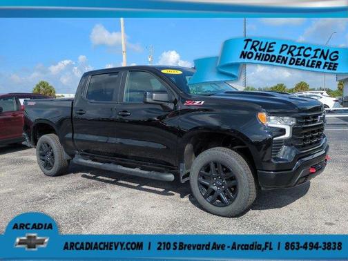 Black 2025 Chevrolet Silverado 1500 LT Trail Boss