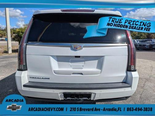 Crystal White Tri-Coat 2020 Cadillac Escalade ESV Premium Luxury