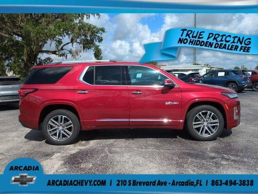 Radiant Red 2023 Chevrolet Traverse High Country