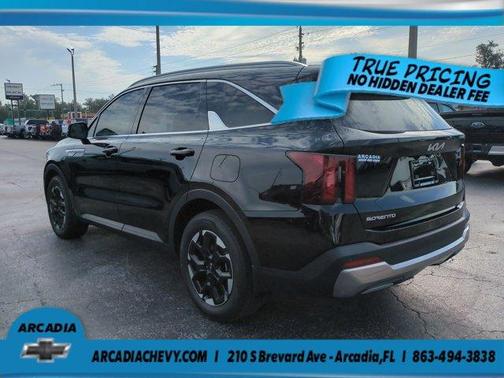 Ebony Black 2025 Kia Sorento S