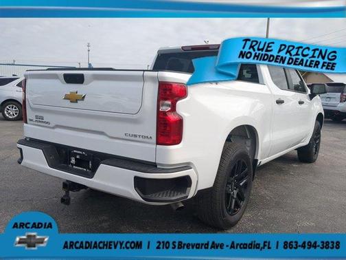 Summit White 2025 Chevrolet Silverado 1500 Custom