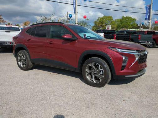 Crimson Metallic 2024 Chevrolet Trax LT