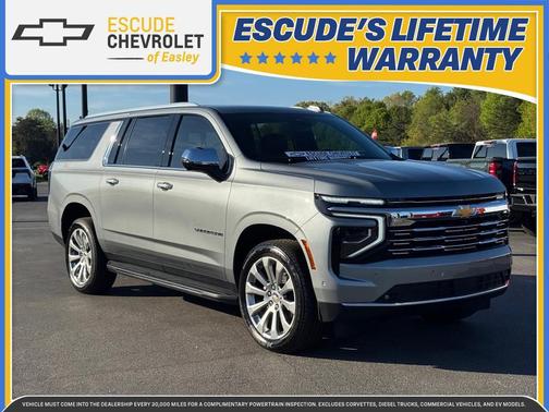 Sterling Gray Metallic 2025 Chevrolet Suburban Premier