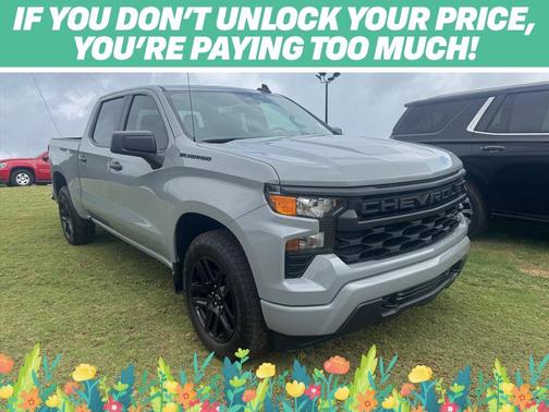 Slate Gray Metallic 2024 Chevrolet Silverado 1500 Custom