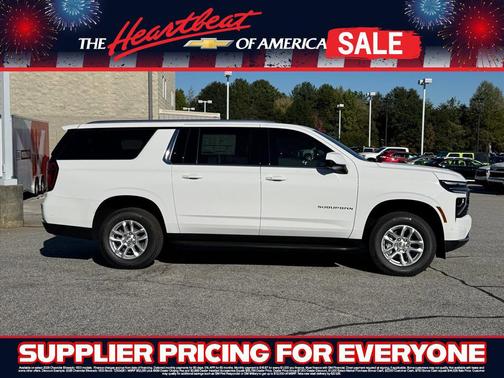 Summit White 2027 Chevrolet Suburban LS
