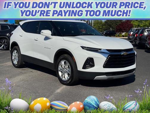 Summit White 2021 Chevrolet Blazer 1LT