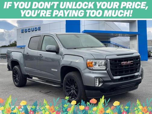 Satin Steel Metallic 2022 GMC Canyon Elevation