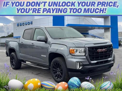 Satin Steel Metallic 2022 GMC Canyon Elevation