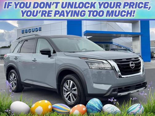 Solid Gray/Super Black 2024 Nissan Pathfinder SL FWD