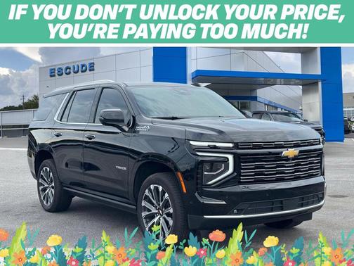 Black 2025 Chevrolet Tahoe 4WD High Country