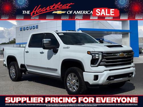 Polar White Tricoat 2026 Chevrolet Silverado 2500 High Country