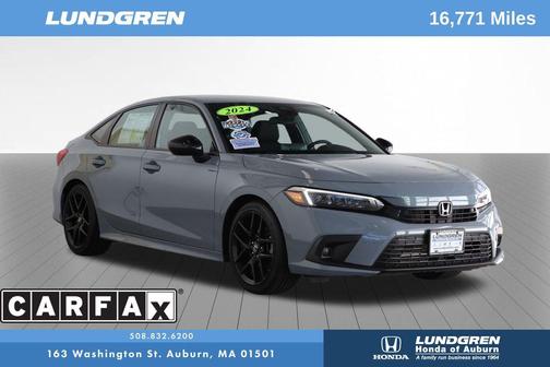 Gray 2024 Honda Civic Sport