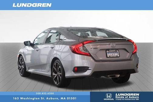 Lunar Silver Metallic 2020 Honda Civic Sport