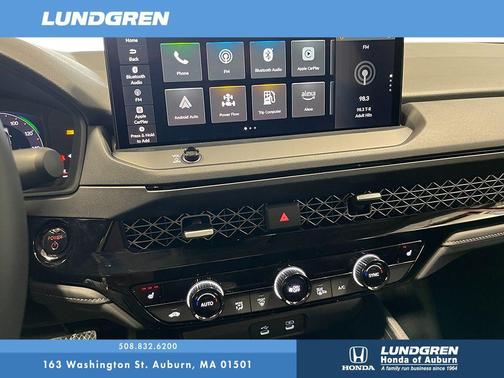 Gray 2026 Honda Accord Hybrid EX-L