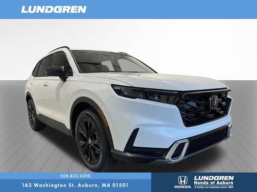 White 2026 Honda CR-V Hybrid Sport Touring