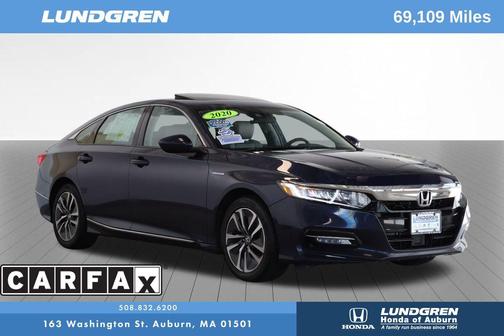 Obsidian Blue Pearl 2020 Honda Accord Hybrid EX