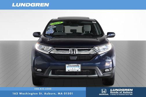 Obsidian Blue Pearl 2018 Honda CR-V EX