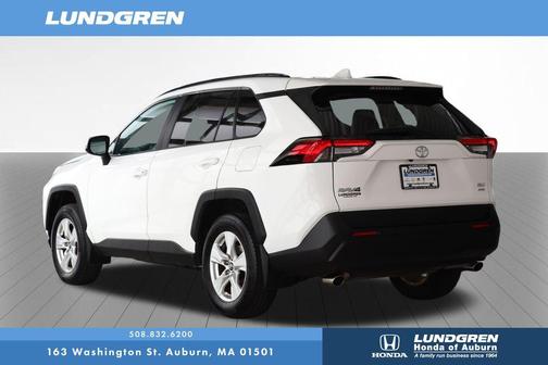 Super White 2019 Toyota RAV4 XLE