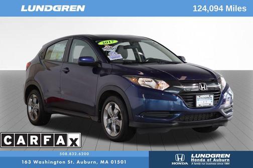 Deep Ocean Pearl 2017 Honda HR-V LX