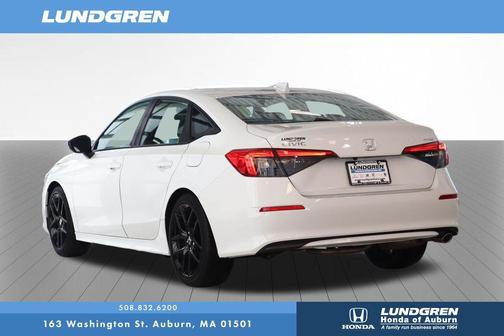 Platinum White Pearl 2024 Honda Civic Sport