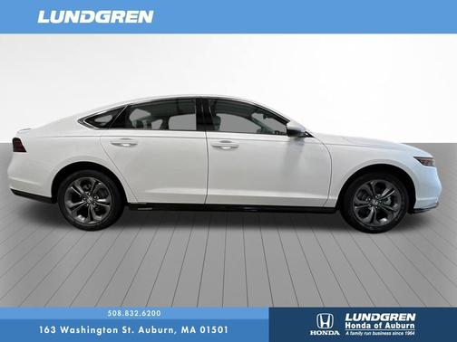 Platinum White 2026 Honda Accord Hybrid EX-L