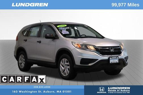 Alabaster Silver Metallic 2016 Honda CR-V LX