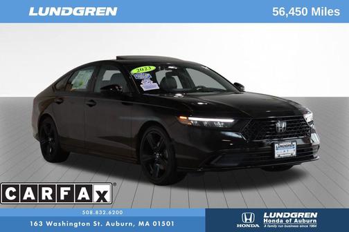 Crystal Black Pearl 2023 Honda Accord Hybrid Sport-L