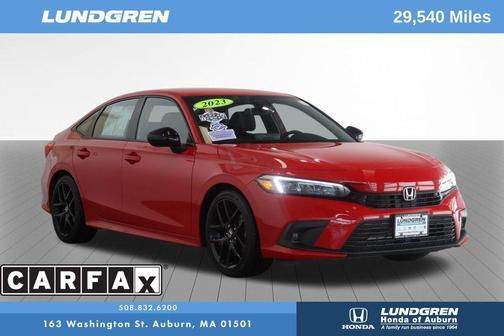 Blazing Orange Pearl 2023 Honda Civic Sport