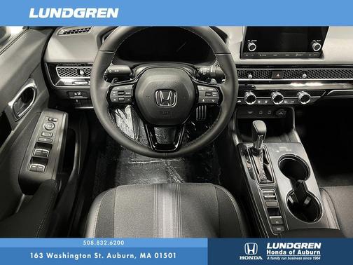 Gray 2026 Honda Civic Hybrid Sport