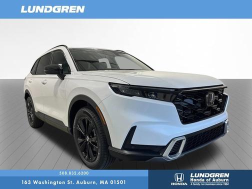 Platinum White 2026 Honda CR-V Hybrid Sport Touring