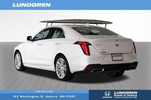 Crystal White Tri-Coat 2021 Cadillac CT4 Premium Luxury