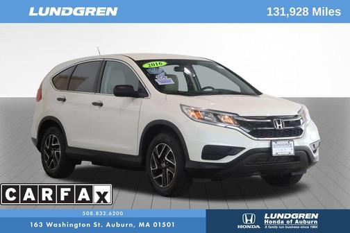 White Diamond Pearl 2016 Honda CR-V SE