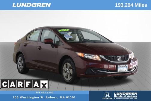 Crimson Pearl 2015 Honda Civic LX