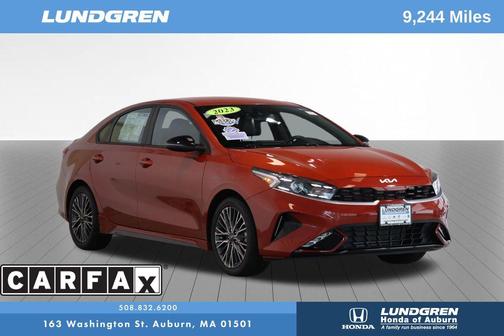 Fire Orange 2023 Kia Forte GT-Line