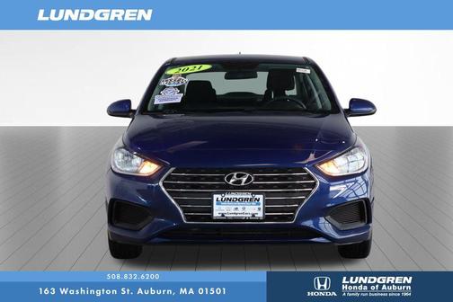 Admiral Blue Pearl 2021 Hyundai Accent SE