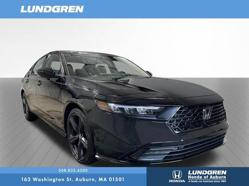 Crystal Black 2026 Honda Accord Hybrid Sport-L