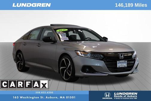 Lunar Silver Metallic 2021 Honda Accord Sport 2.0T