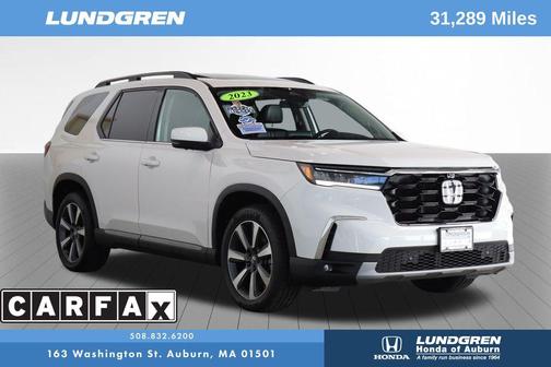 Platinum White Pearl 2023 Honda Pilot Elite