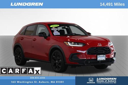 Milano Red 2024 Honda HR-V Sport