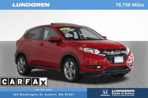 Milano Red 2017 Honda HR-V EX
