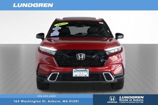 Radiant Red Metallic 2025 Honda CR-V Hybrid Sport Touring