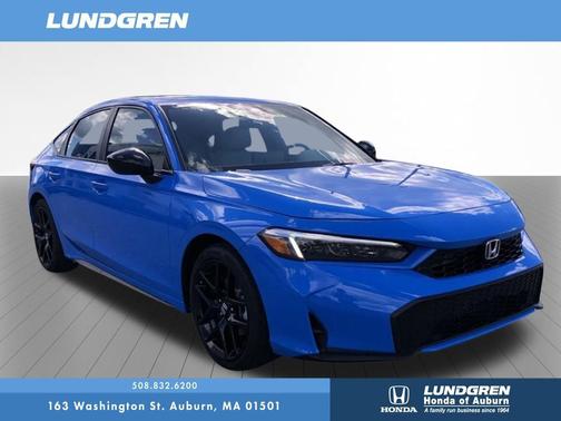 Blue 2026 Honda Civic Hybrid Sport