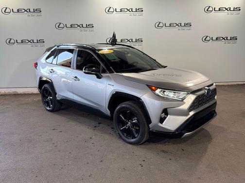 Silver Sky Metallic 2020 Toyota RAV4 Hybrid XSE