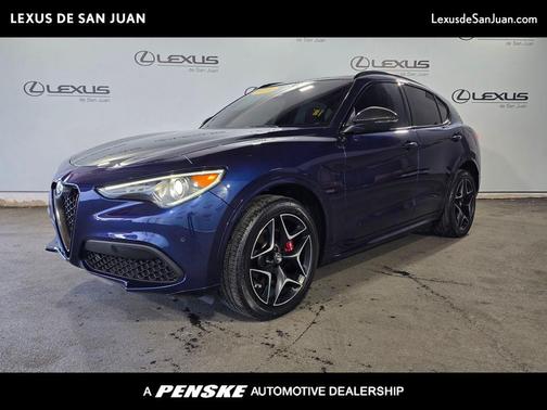 Blue Metallic 2020 Alfa Romeo Stelvio Ti Sport
