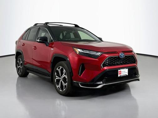 Supersonic Red/Midnight Black Metallic 2023 Toyota RAV4 Prime XSE