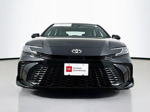 Midnight Black Metallic 2025 Toyota Camry XSE