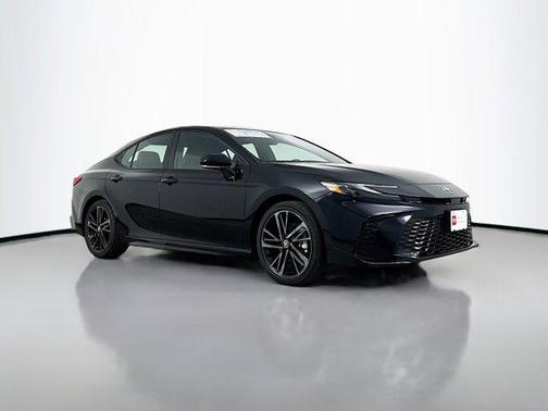 Midnight Black Metallic 2025 Toyota Camry XSE