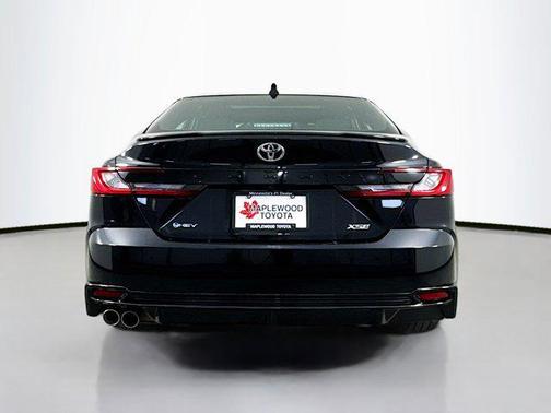 Midnight Black Metallic 2025 Toyota Camry XSE
